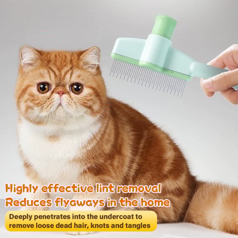 Cleaning Pet Flea Comb Grooming Brush
