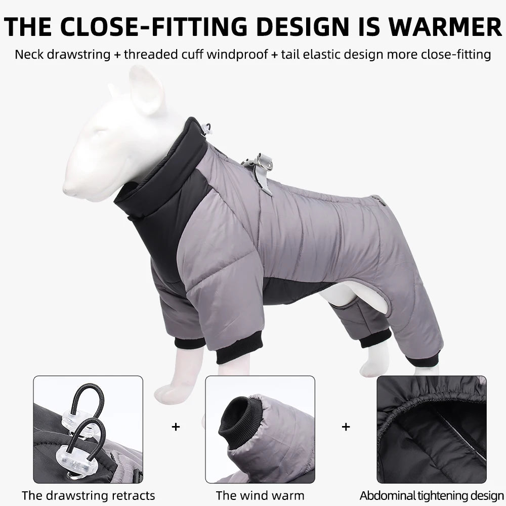 Winter Warm Thicken Pet Dog Jacket Waterproof