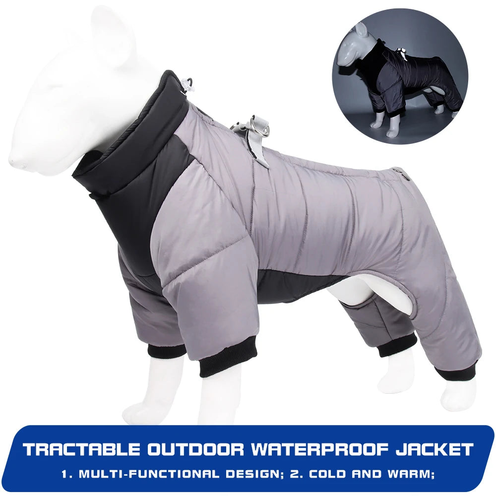 Winter Warm Thicken Pet Dog Jacket Waterproof