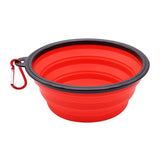 Folding Portable Silicone Dog Feeder Bowl 2 In 1