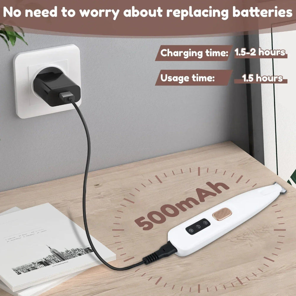 Smart LED Pet Hair Trimmer