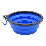 Folding Portable Silicone Dog Feeder Bowl 2 In 1