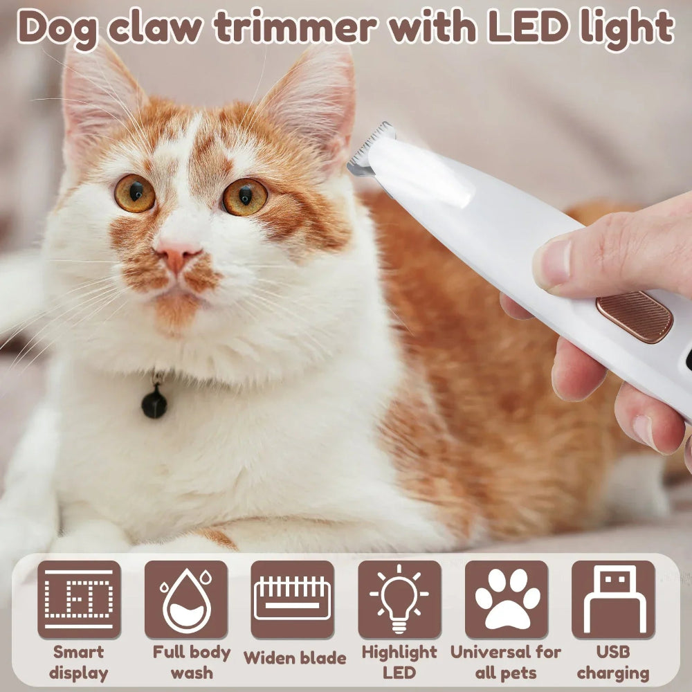 Smart LED Pet Hair Trimmer