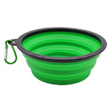 Folding Portable Silicone Dog Feeder Bowl 2 In 1
