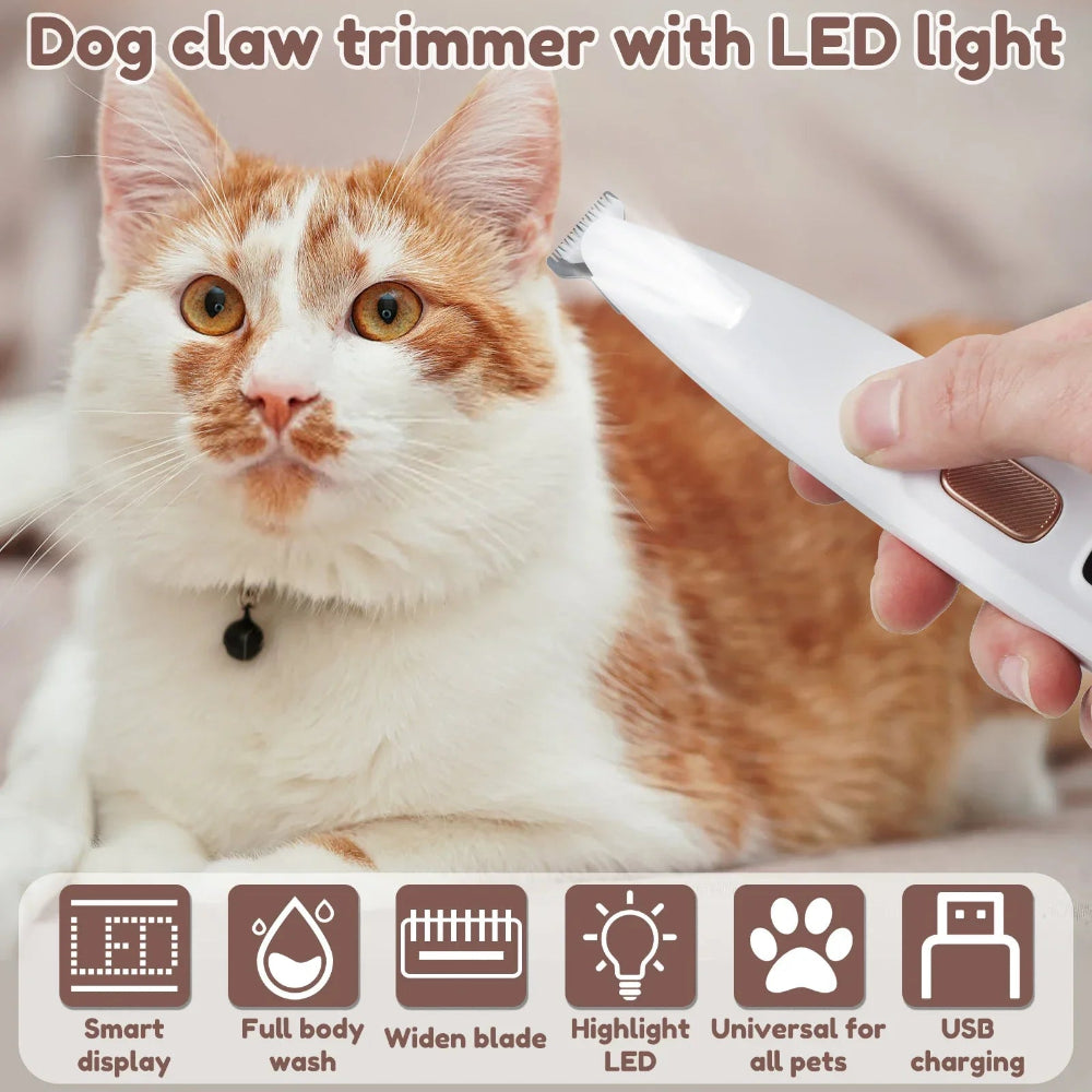 Smart LED Pet Hair Trimmer