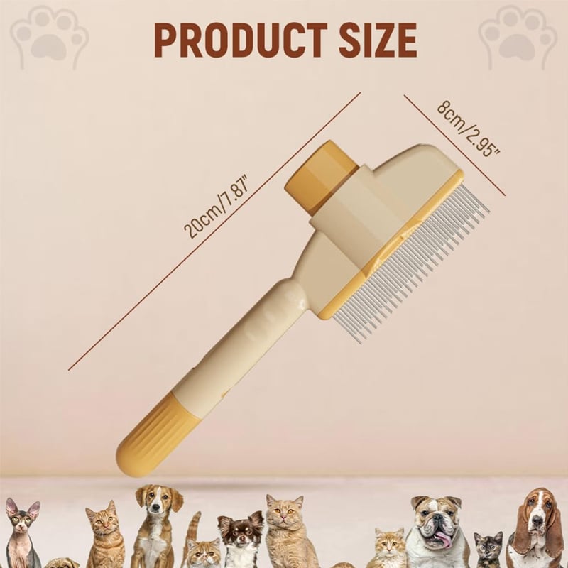 Cleaning Pet Flea Comb Grooming Brush
